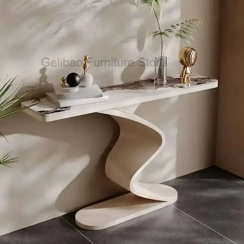 

Hallway Console Table Luxury Beauty Vintage Minimalist Glamour Console Table Aesthetic Modern Tisch Wohnzimer Home Furniture