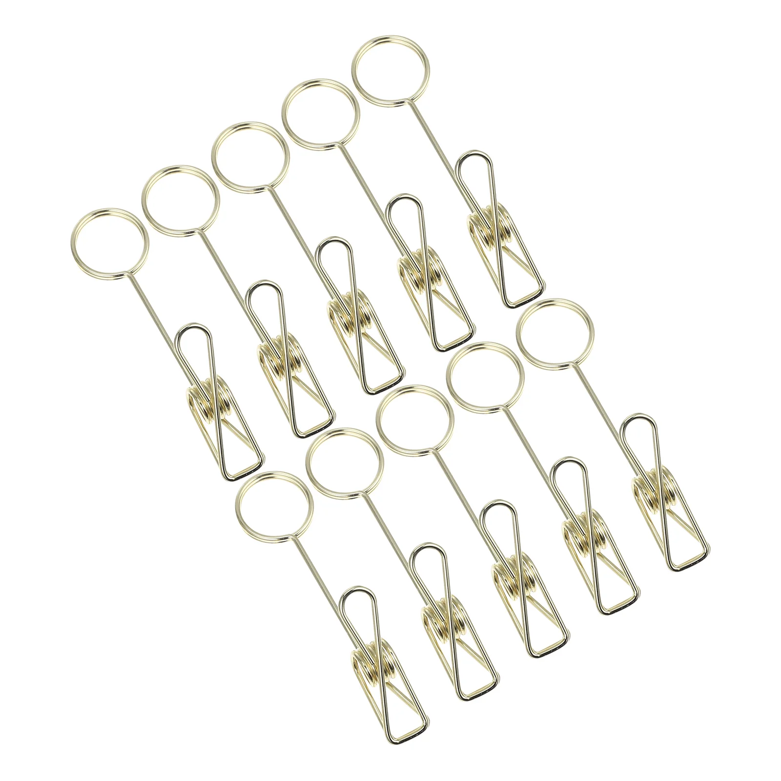 

10pcs Photo Holders 100mm Gold Metal Clips for Memo Cards Table Numbers Business Card Holders Desk Organizer Place Card Stands