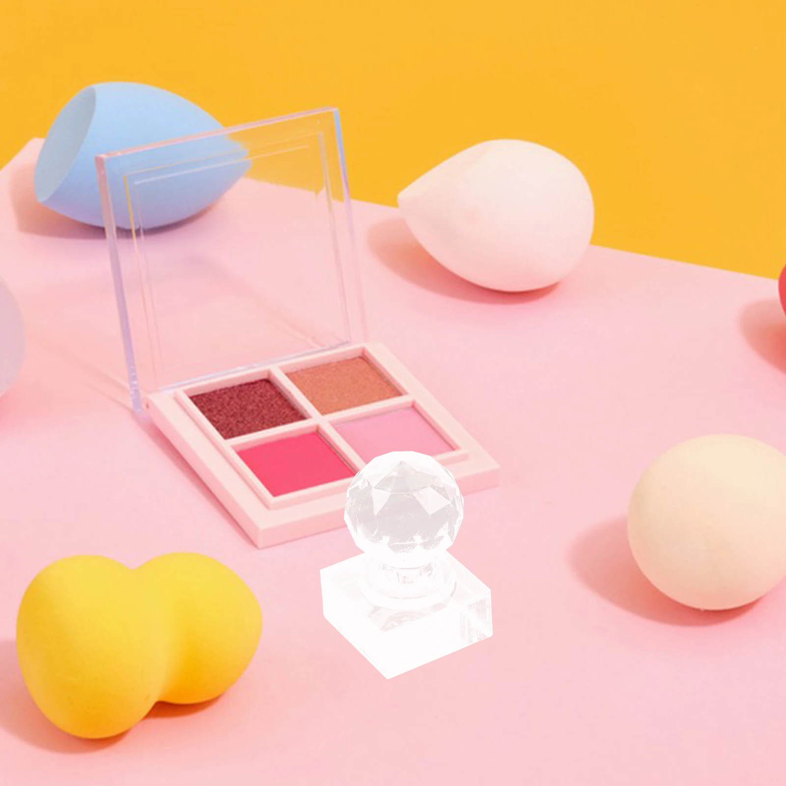 

Eyeshadow Powder Pressing Seal Acrylic Stamper Blush Cosmetics Repair Tool Makeup Gadget Precision Mold DIY Pressed Compact Disc