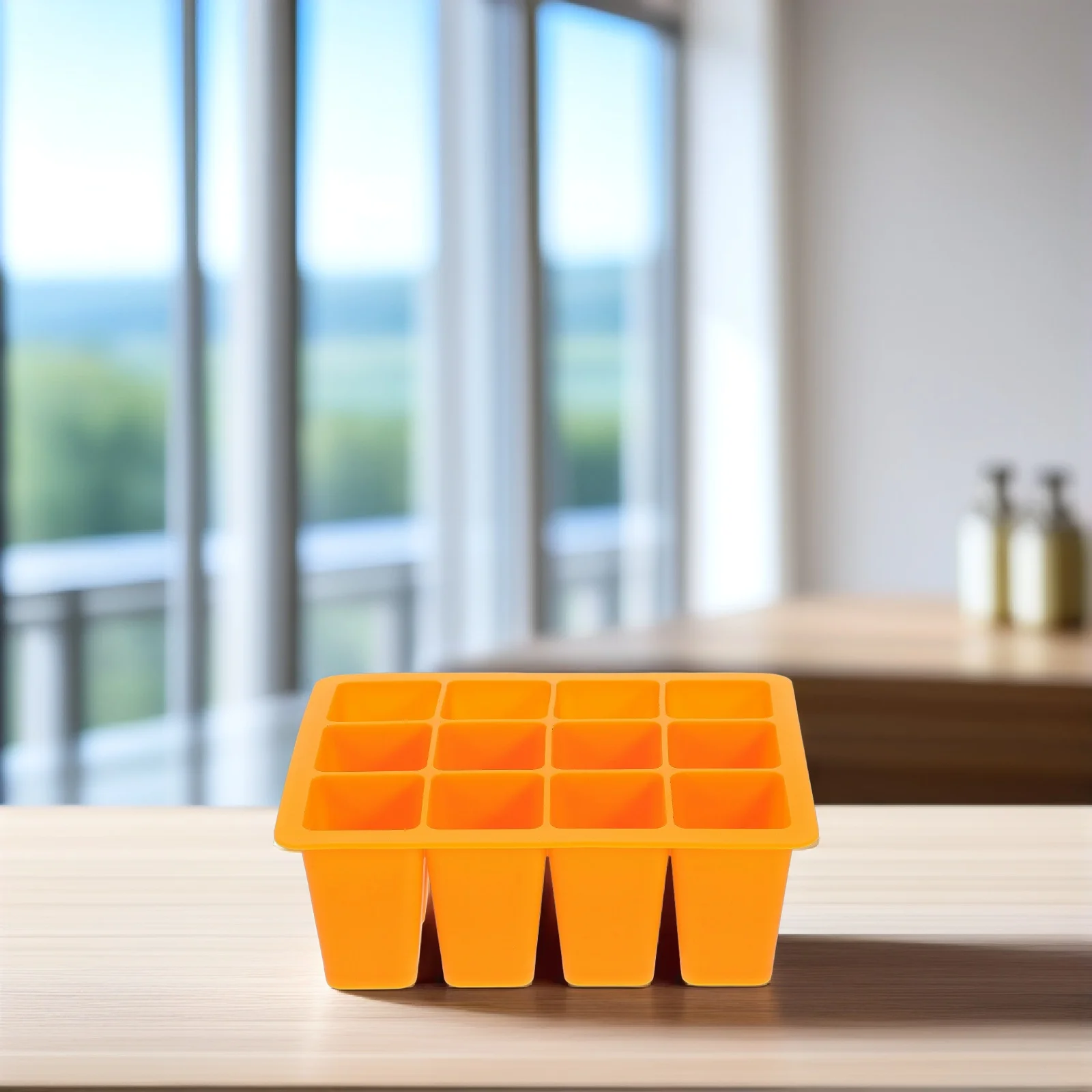 

3PCS Silica Gel Simple Design Germination Tray for Cacti Herbs Vegetables Plant Starter Nursery Growing Tray