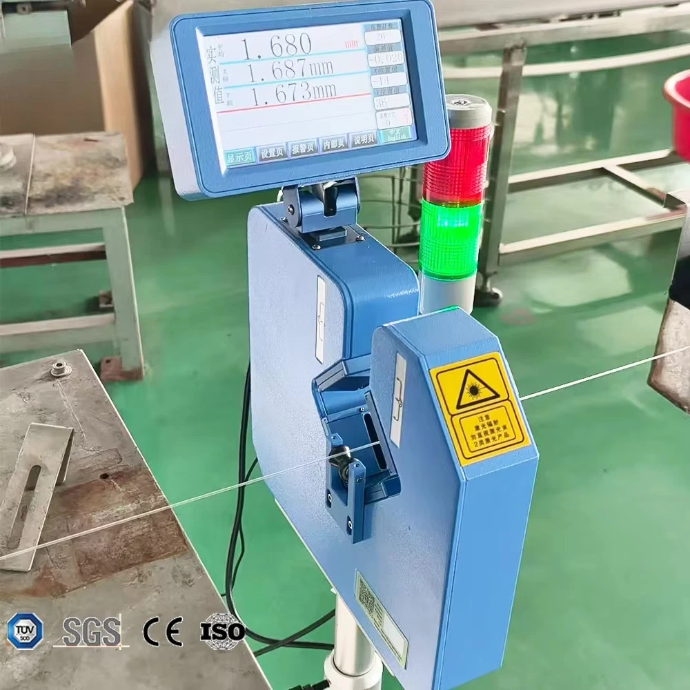 2026 Hot SellingCable Diameter Gauge for Cable Extrusion Line Single Phase 0.1-25mm Touch Screen Non-contact