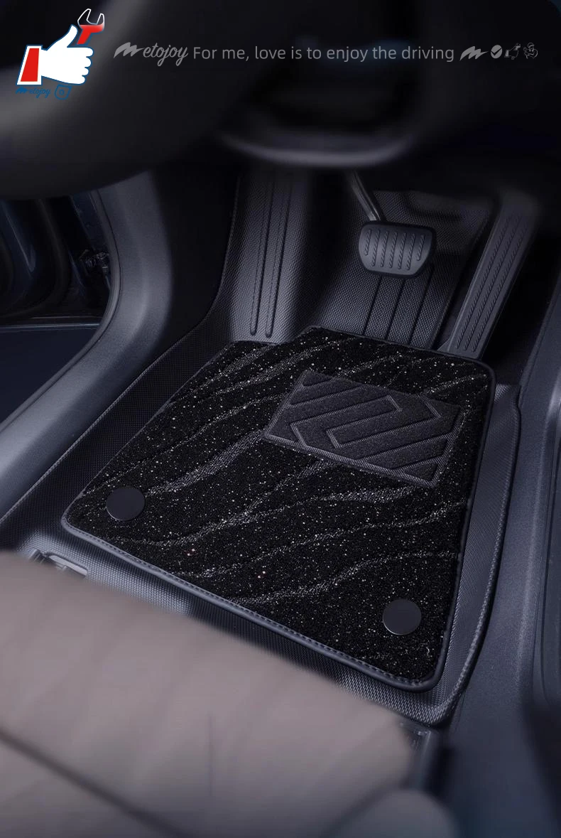 اليد اليسرى محرك سيارة الكلمة حصيرة ل BYD TANG DMI/EV/DMP 2024 7 مقاعد سيارة كامل المحيطة القدم حصيرة الكلمة بطانة سجادة أرضيات #3