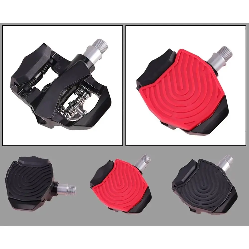 Adaptador de pedal de bloqueio de bicicleta antiderrapante, resistente ao desgaste, fácil instalação, pedais sem clipe de bicicleta de estrada, bicicleta interna durável para peloton/venzo