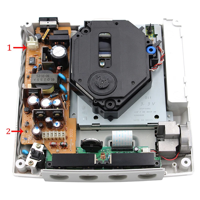 Sega DreamCast 게임 콘솔용 전원 공급 장치 보드 플러그 교체 키트, Dream PSU Rev2.0 12V 버전 게이머용, 1 세트