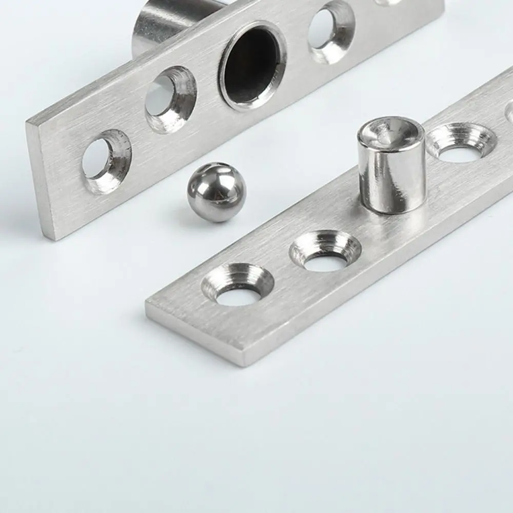 Stainless Steel Door Pivot Hinge 360 Degree Rotation 75mm-150mm Location Shaft Up and Down Heavy Duty