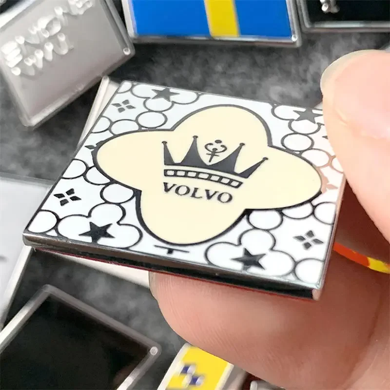 

3D алюминиевая наклейка с эмблемой на хвост автомобиля, украшение для багажника, аксессуары для Volvo OCEAN R DESIGN Rdesign AWD, тест на лось, значок с логотипом