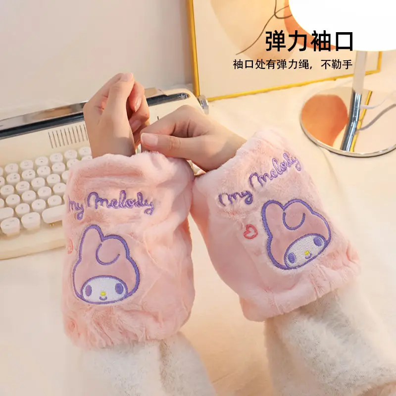 New Sanrio cartoon cute Cinnamoroll Hello Kitty Kuromi My melody Pochacco series girly heart anti-fouling sleeve gift wholesale