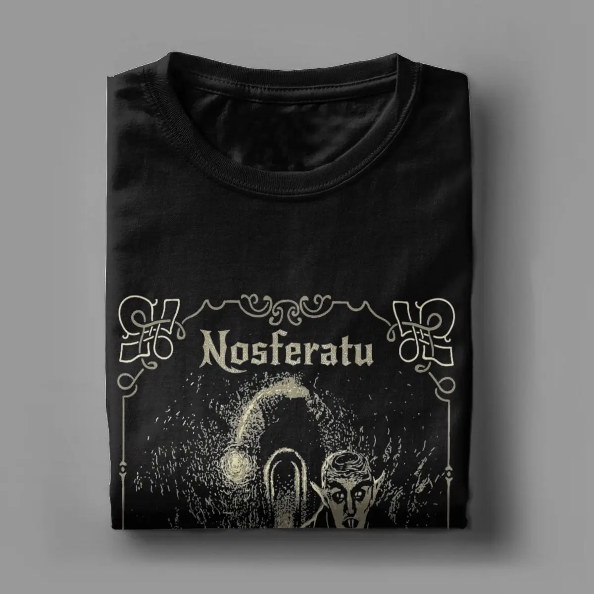 Men\'s T-Shirt Nosferatu Casual Cotton Tees Short Sleeve T Shirt Round Collar Clothes Plus Size