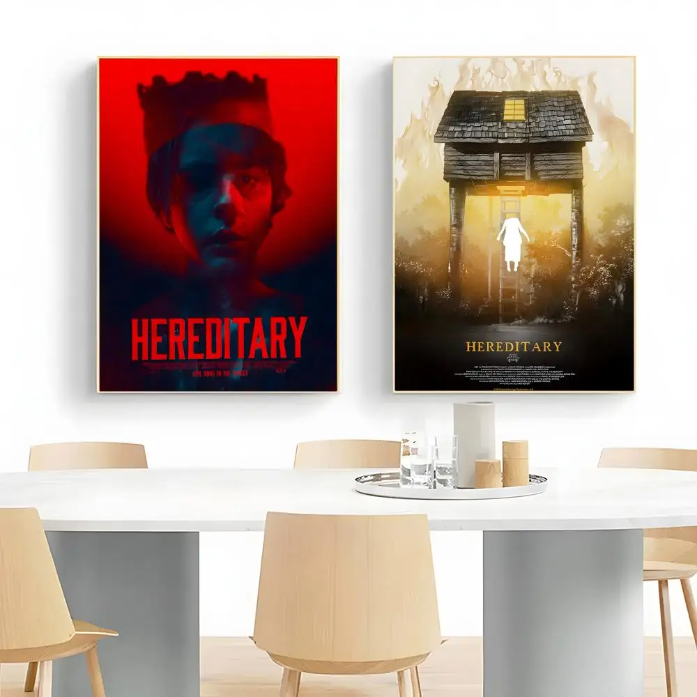 H-Hereditary Horror Movie Poster Wall Art Print Poster Decorative Mural Home Decor Gift Unframed