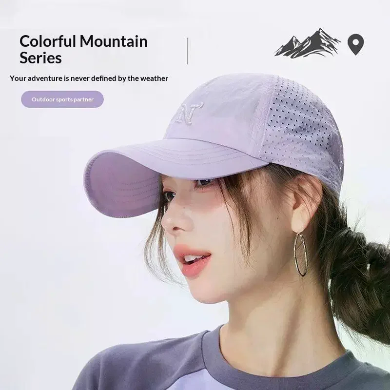 Breathable Mesh Baseball Cap UPF 50 UV Protection Ultra Lightweight Skin Friendly for Sensitive Skin Groups Use