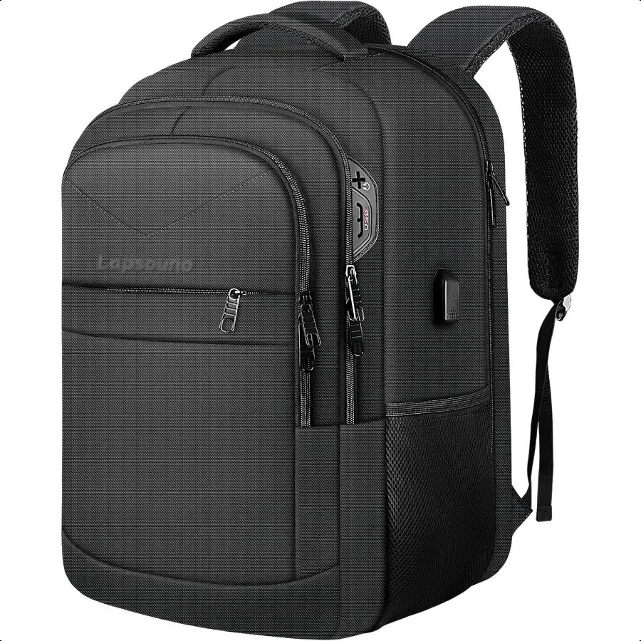 

Travel Backpack Large Carry on Backpack 17 Inch Laptop Bag Big Sturdy TSAFriendly with USB Port College School Rucksack Bag Gif