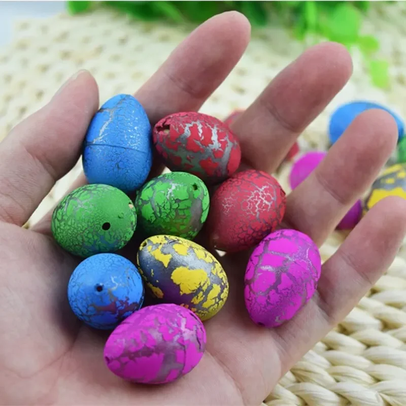 60pcs Magic Dinosaur Eggs Hatching In Water Growing Dinosaur Egg Animal Breeding Educational Toys for Children Kids Gift