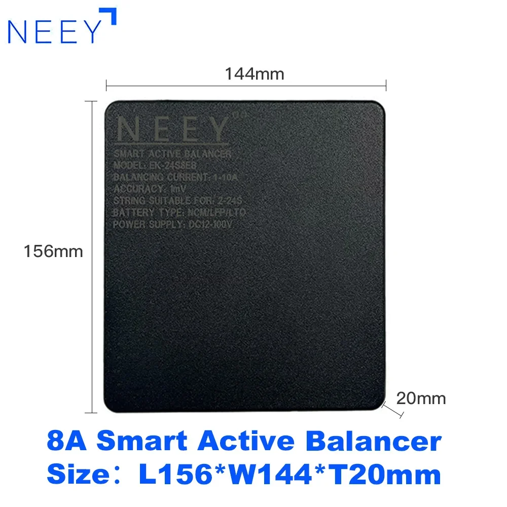 NEEY 8A 10A Smart Active Balancer 3S-24S Equalizer Cascade Connection Li-ion LiFePo4 LTO Battery 24S 36V 48V 60V 24V Android IOS