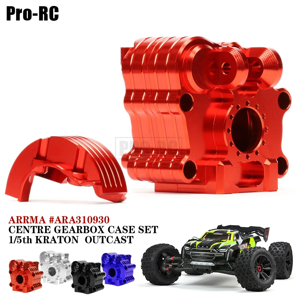 

Aluminum ARA310930 Center Gearbox Case Wave Box Set for Arrma 1/5 Kraton Outcast 8S BLX Monster Truck RC Car Upgrade Parts