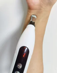 Electronic Acupuncture Pen HLKGO Massage Pen USB Rechargeable Electric Acupuncture Pen Massager Meridian Energy Body Back Massag