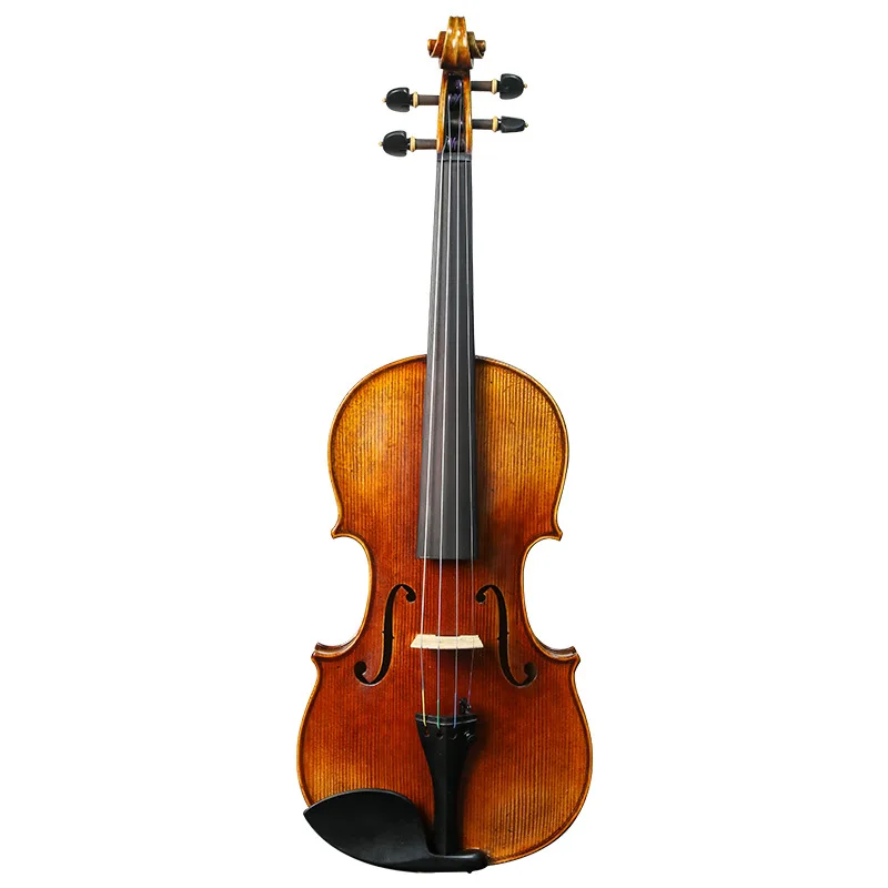 Handmade tiger pattern back plate for performing violin