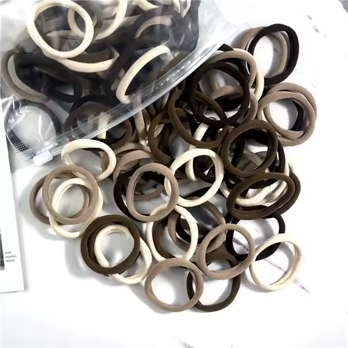 20/50PCS/Set Hair Bands for Women Girl Basic Hair Rubber Ties Ropes 4cm Simple Elastic Headband Hair Accessories Ponytail Holder - Image 4