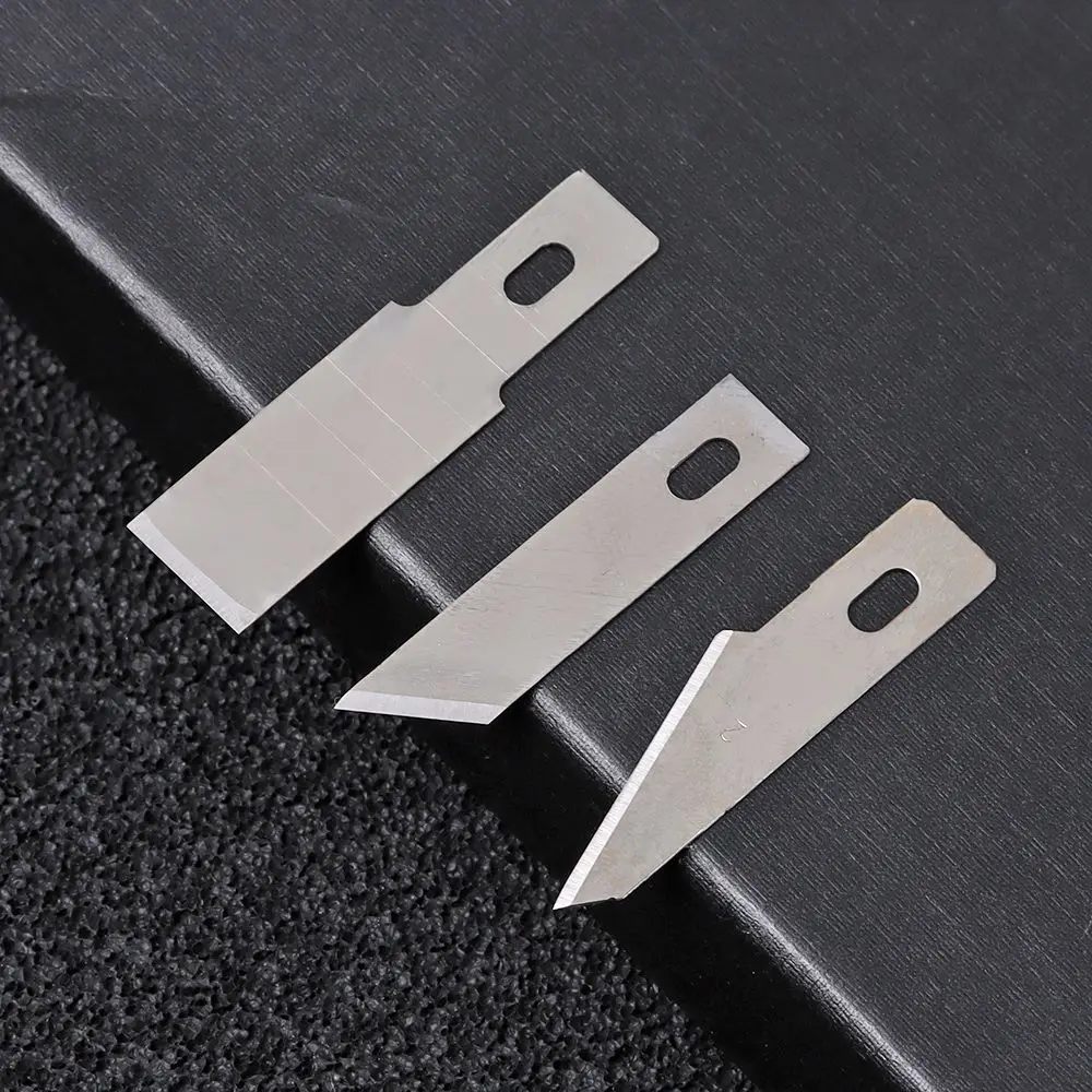 5pcs/set Accessories Engraving Hand Tools Scalpel Knife Parts PCB Repair 10pcs Blades Cutter Craft Knives