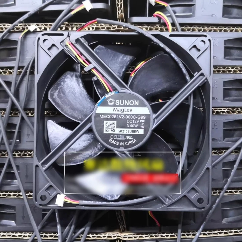 

Бесплатная доставка нового MEC0251V2-000C-G99 12025 120*120*25 мм 12 В 3,4 Вт трехпроводной охлаждающий вентилятор