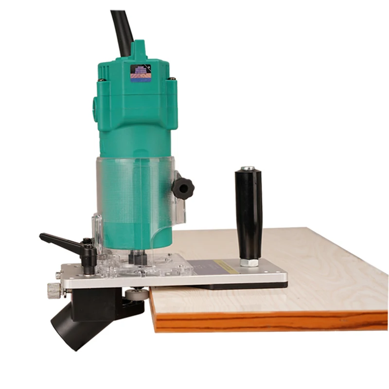 Wood Router Machine Woodworking Electric Trimmer 1/4“ Carving Milling Cutting Tools Carpenter Power Tools With Vacuum Cleaner