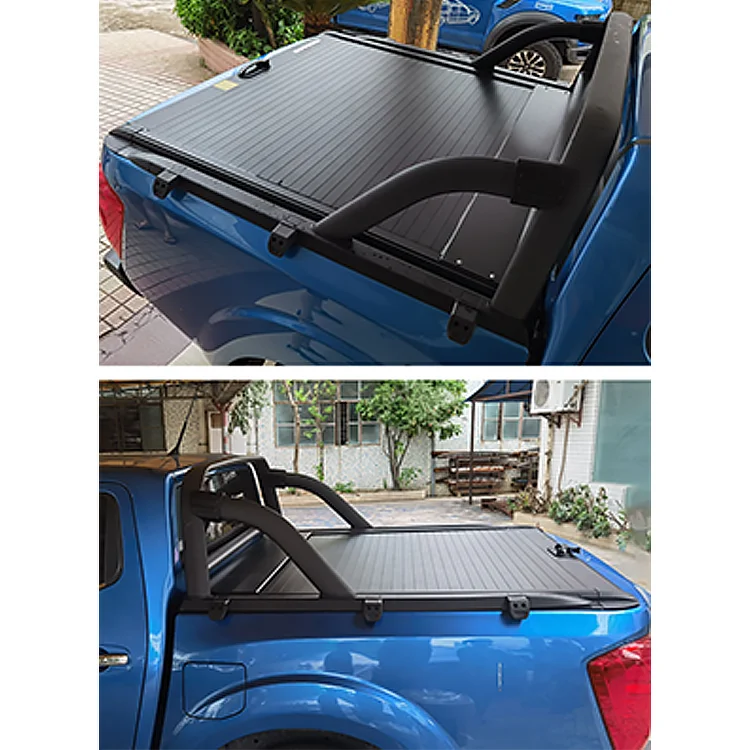 

Xiangta 4X4 Roller Shutter Tonneau Cover for Universal Pickups Retractable Roll-up Truck Bed Lid Locking Compatible Ranger