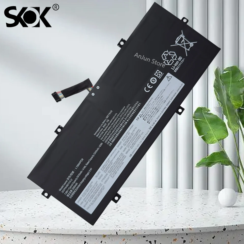 L19M4PD8 SB10X87838 L19C4PD8 SB10X87837 Laptop Battery Compatible Lenovo Yoga Duet 7-13IML05 2-in-1 2020 2021 Series Notebook