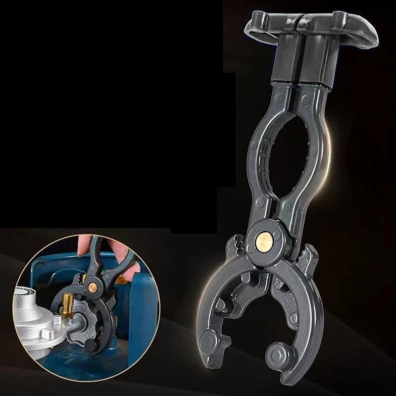 Kunci Pas Katup Gas Baru Kunci Pas Katup Pengurang Tekanan Tangki Bensin untuk Alat Kepala Botol Gas Pembongkaran Khusus Gas Cair