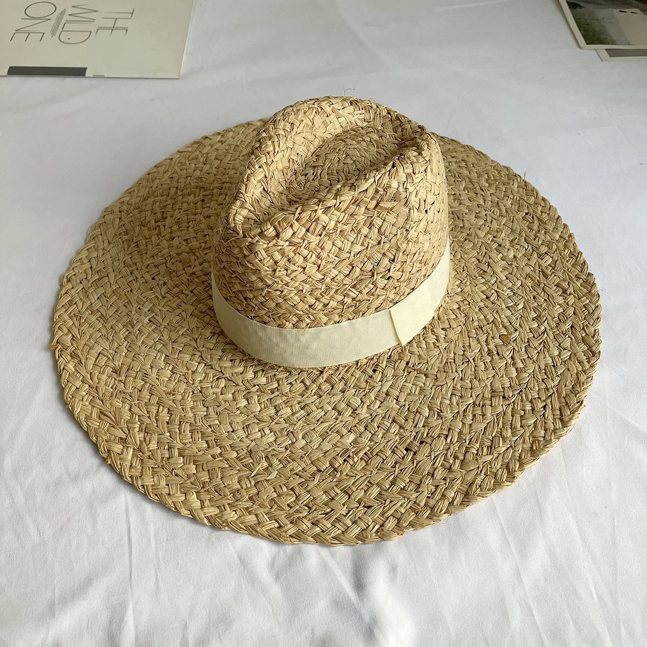 Fashion Handmade Panama Straw Hat For Women Men Caps Wide Brim Summer Jazz Hat Casual   Sunscreen Boater Hat Designer Vintage Ca