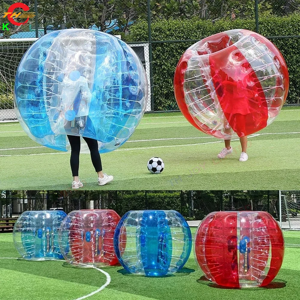 10 teile/los aufblasbare Stoßstange Ball Körper Blase Ball Fußball Match Stoßstange Bälle