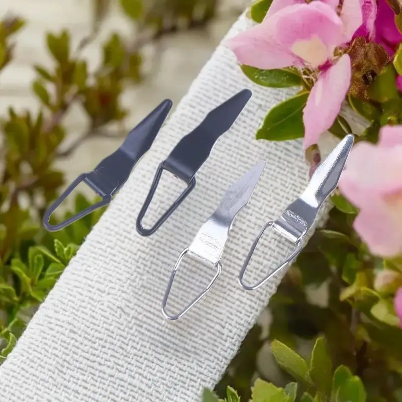 10pcs DIY Lure Accessory Black Silver Stainless Steel Hook Keeper For Lure Fly Collapsible Rod Building Component Repair
