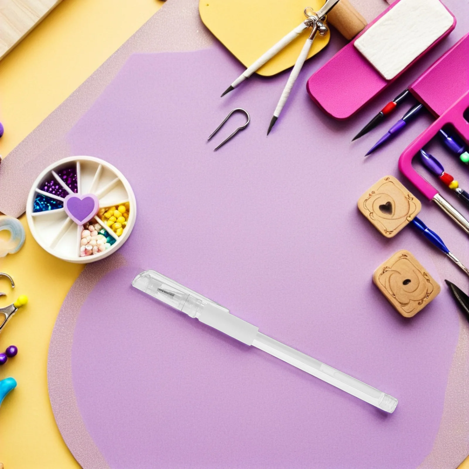 2 قطعة قلم تحديد الحاجب Microblading الوشم تحديد المواقع الدقة رسم الخرائط أداة استنسل مقاومة للماء لتشكيل الحاجب #2