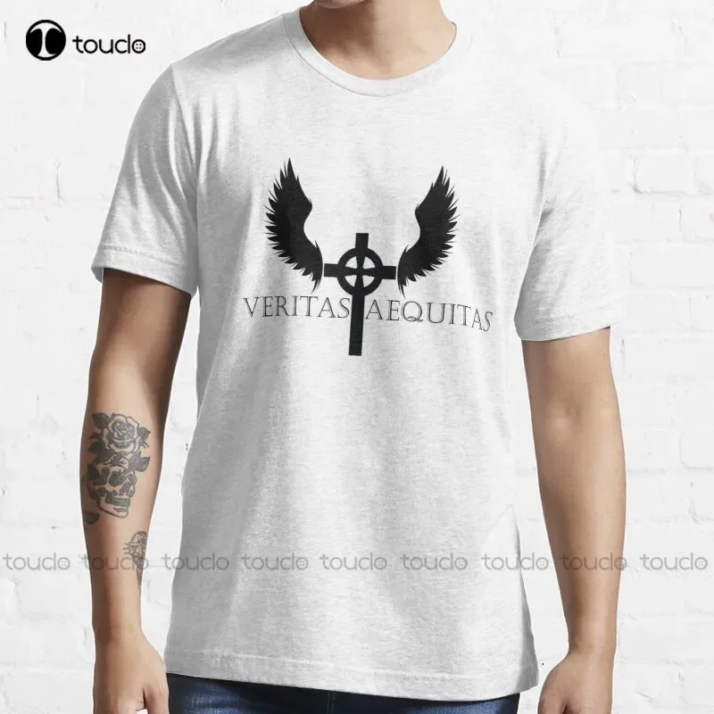 New Veritas Aequitas The Boondock Saints T-Shirt Mens Tshirts Short Sleeve Cotton Tee Shirts Xs-5Xl Fashion Funny Tshirt
