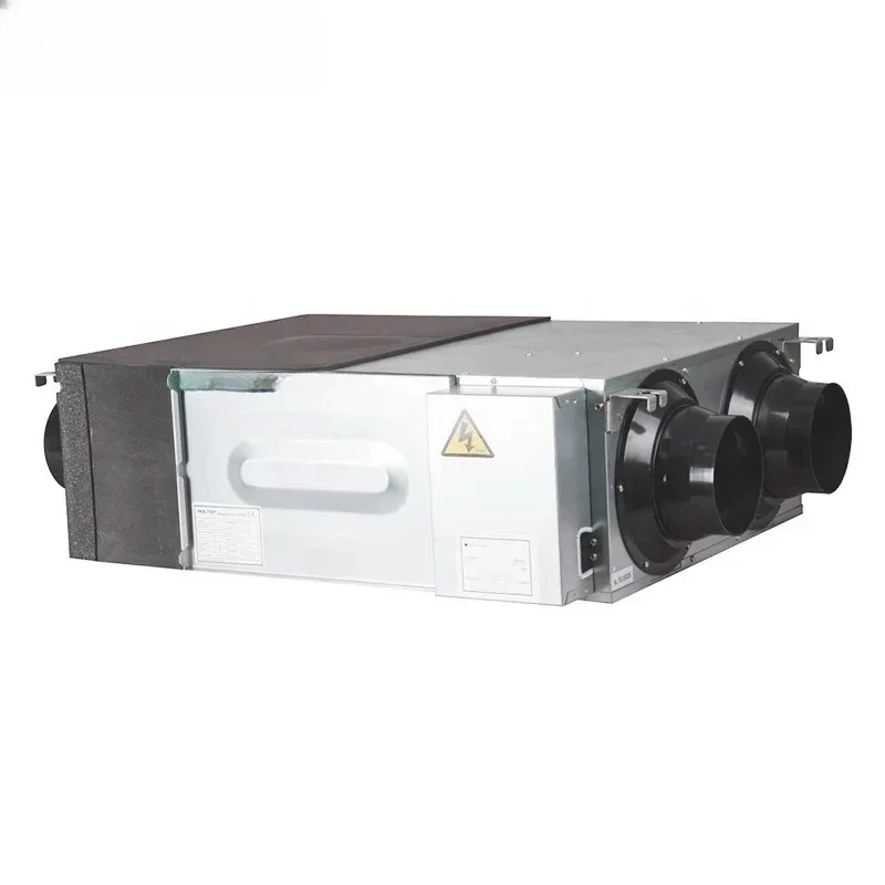 

Decentralized heat recovery air treatment system