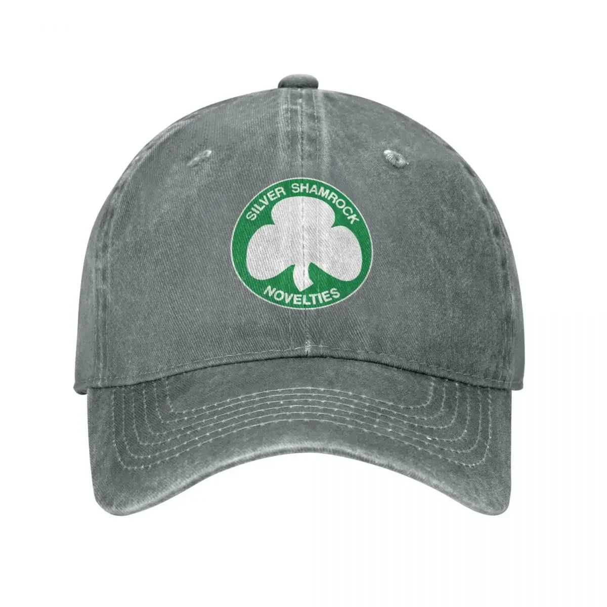 

Silver Shamrock logo From Halloween III Season of the Witch Cowboy Hat party hats Men'S Hat Luxury Women'S
