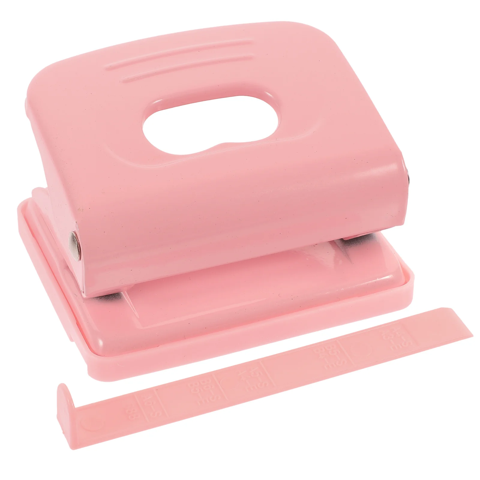 

Loose Leaf Hole Puncher Manual 2 Hole Punch Durable Plastic Metal Easy Use Craft Paper Scrapbook DIY Projects Office Accessory