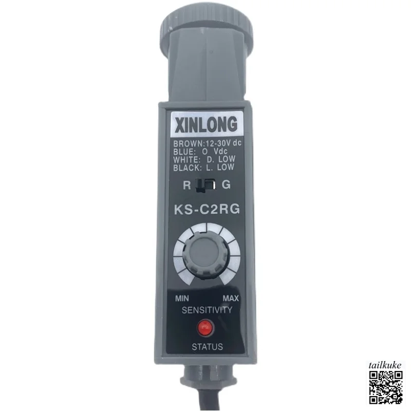 

Датчик цвета XINLONG, фотоэлектрический глаз KS-C2W BGRG NT32 22, корректирующий переключатель для изготовления пакетов и упаковочной машины