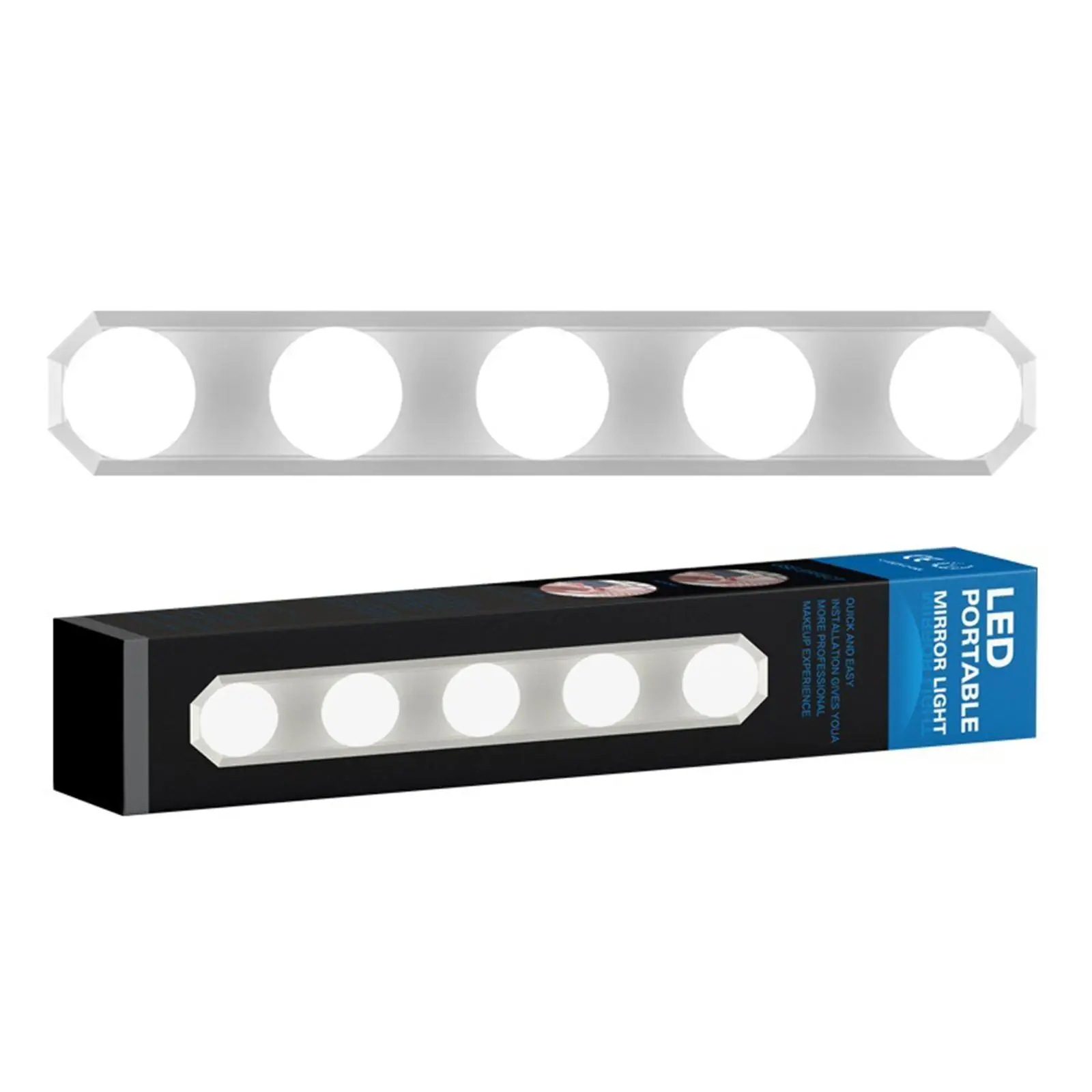 USB 5 Led Espelho de Maquiagem Luzes LED Lâmpada de Maquiagem Regulável Lâmpadas LED Estilo Vanidade Regulável