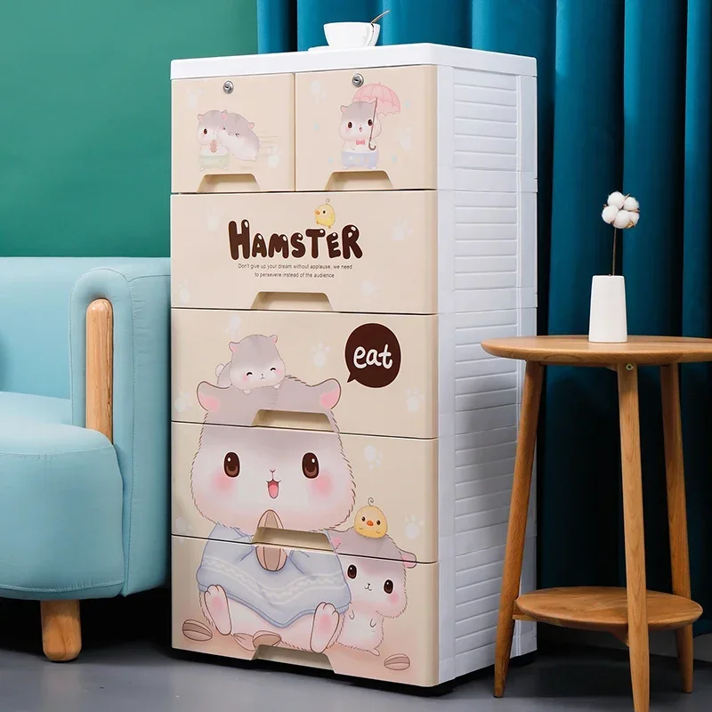 

Утолщенный пластиковый ящик, шкаф для хранения, органайзер для детской одежды, детская коробка для органайзера, бытовая игрушка