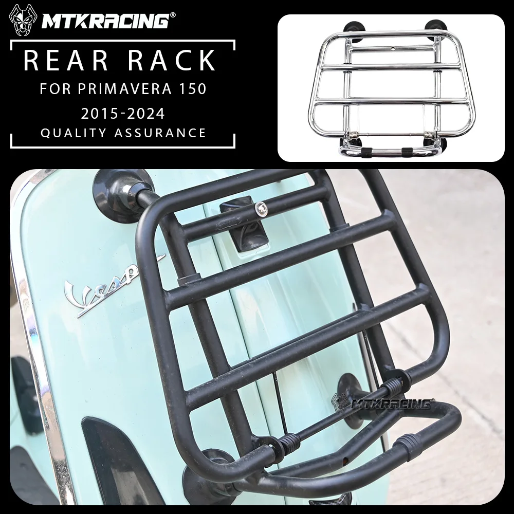 

For Vespa Primavera 150 2015-2024 Motorcycle Front Luggage Rack Bracket Holder Luggage Carrier Rack Bracket