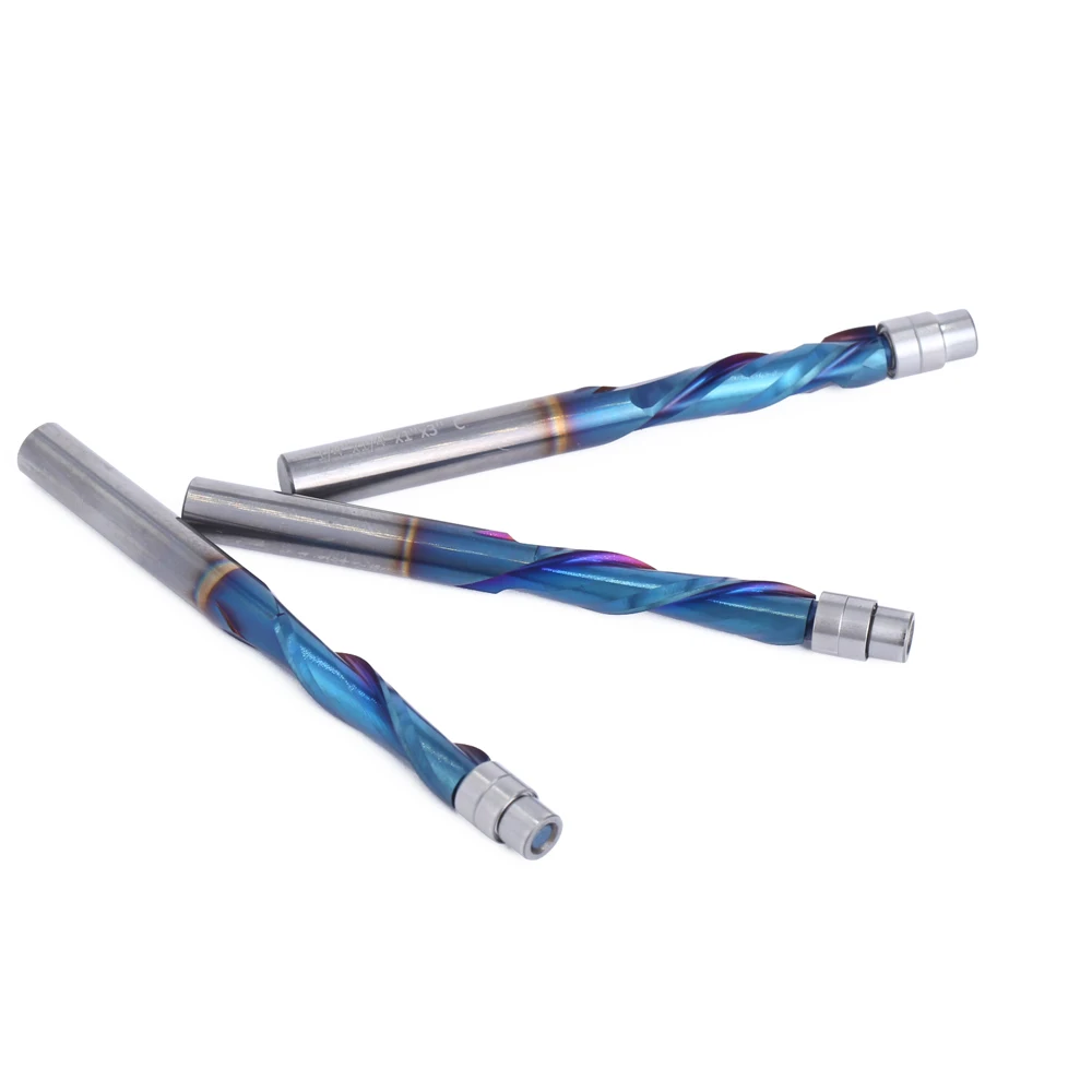 Imagem -04 - Urwof-flush Trim Bits Router Fresas Moinho Final Rolamento de Carboneto Sólido Flautas 635 Milímetros Shank Carpintaria Z07a07297