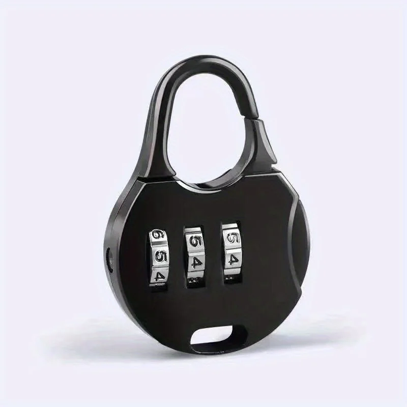 3 Digits Password Code Combination Padlock Zinc Alloy Suitcase For Luggage Travel Code Smart Lock Code Keyed Anti-thieft Lock