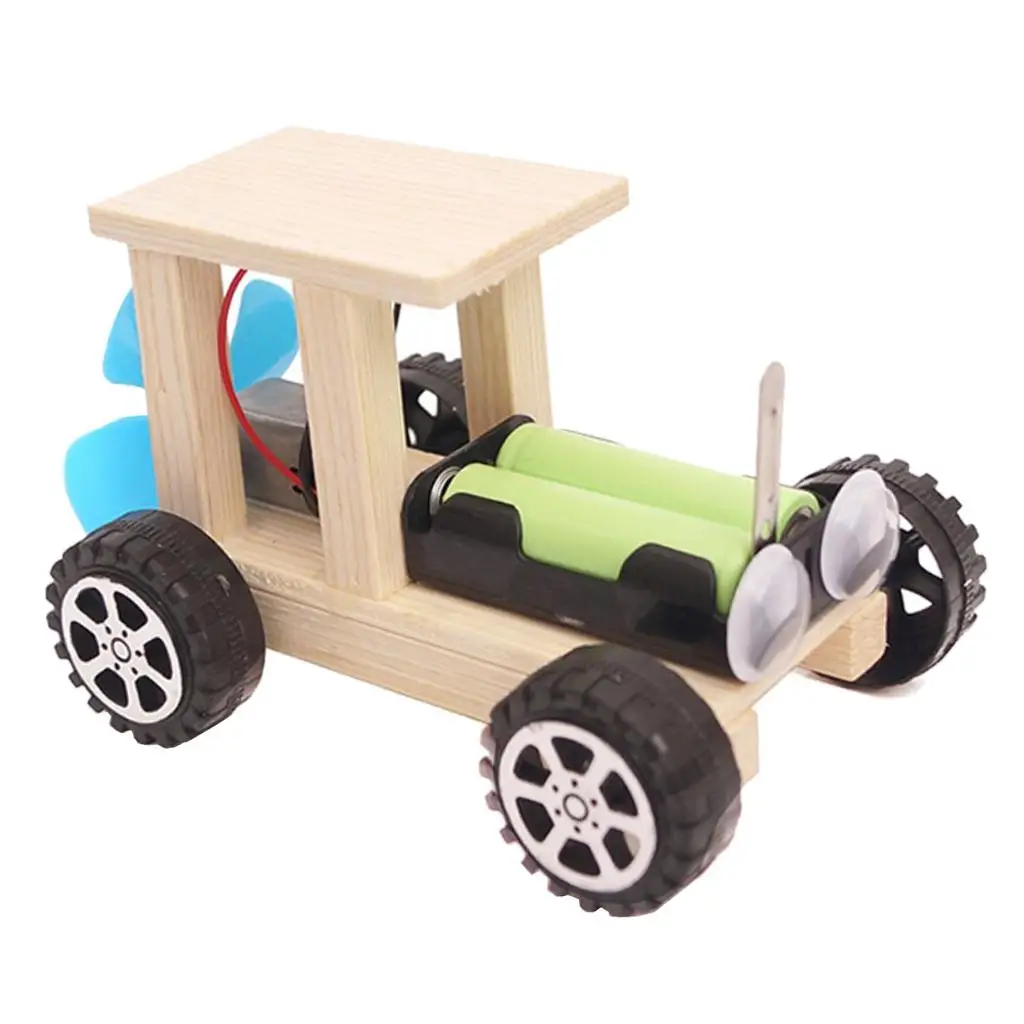 Mini Electric Car Model Assemble Toy DIY Car Kit Children