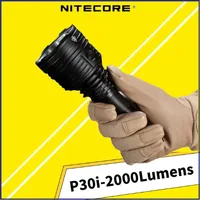 NITECORE P30i Flashlight 2000Lumens Rechargeable With 5000mAH Battey Hard Light High-Powerful Spootlight For Searching