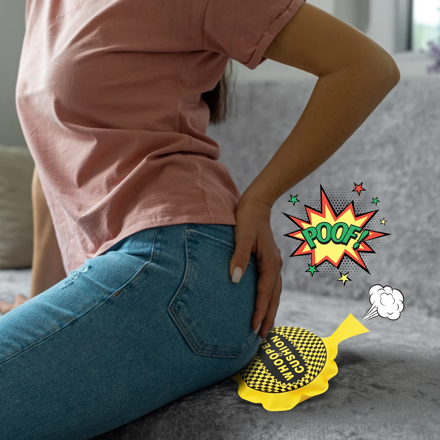 Funny Prank Toys for Adults Whoopee Cushion Joke Prank Maker Prank Fun Toys Fart Pad Pillow Toy Halloween April Fools' Day Toys