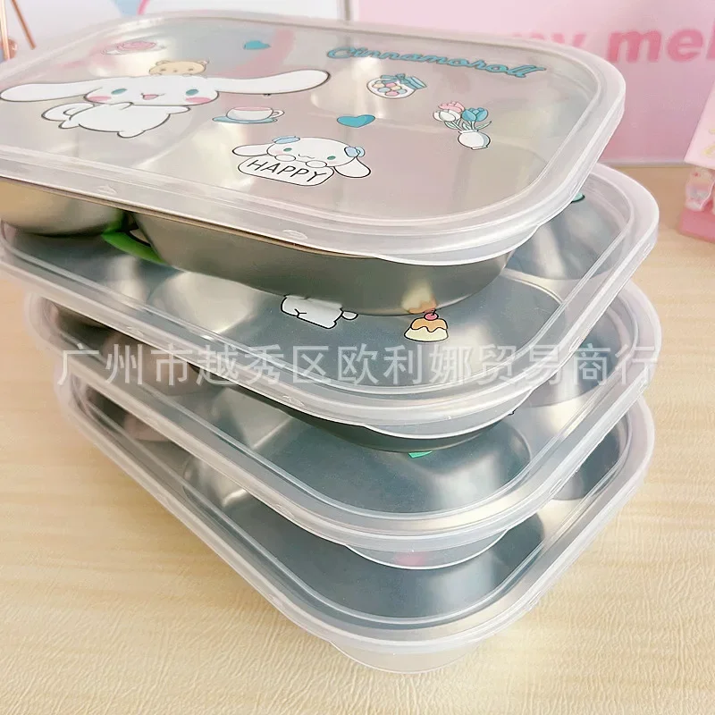 산리오 헬로 키티 일본 스타일 도시락, 애니메이션 비 전자 레인지, 사무직 직장인 식기 칸막이, 밀폐 휴대용 도시락