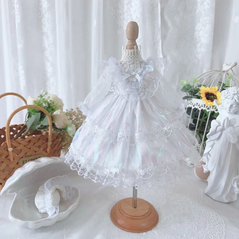 1/6 1/4 1/3 BJD Skirt, 15cm 20cm 40cm Cotton Doll Clothes, White Blythe Dress Free Shipping