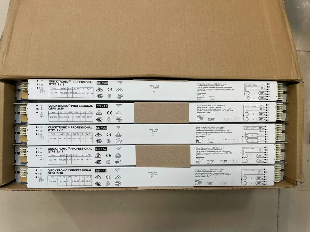 .. FOR OSRAM QTP8 1 * 36w 2 * 18w high frequency electronic ballast T8 double tube long life electronic ballast.
