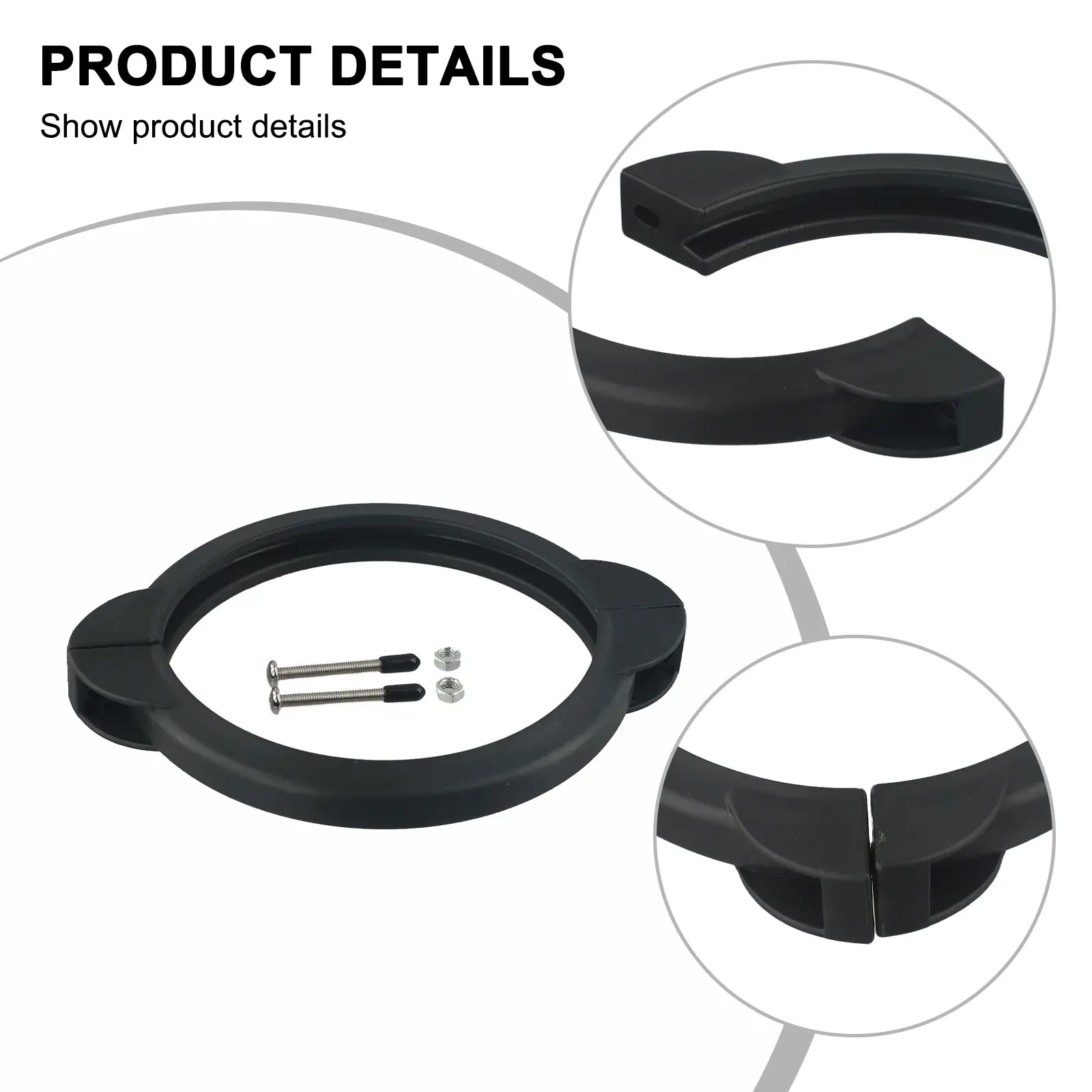 Sand Filter Replacement Pool Clamp Collar SF801102 with Screws Compatible for Intex 12 and 14 Inch Sand Filter For Rings