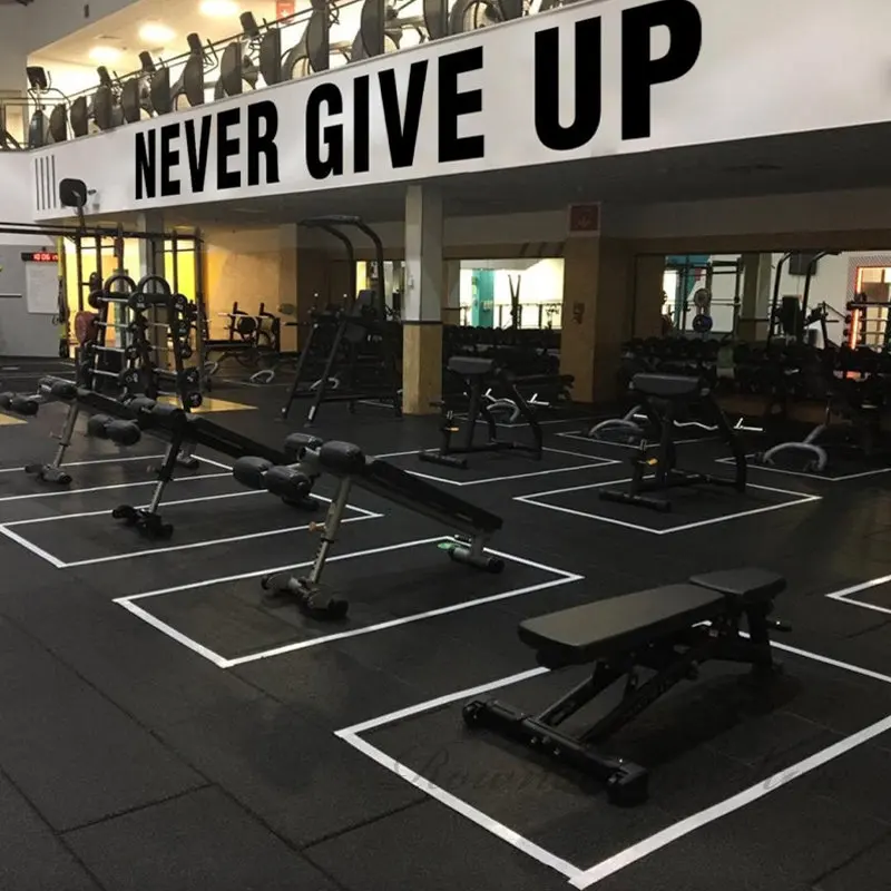 Never Give Up, Motivational Wall Decal Fitness Gym Studio Home Gym Classroom Office Room Decor Decals Removable Wallpaper Z559