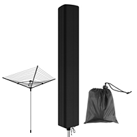 Rotary Protective Umbrella Cover for Clothes Drying Rack Protective Waterproof Weather-Resistant For Outdoor Clothesline
